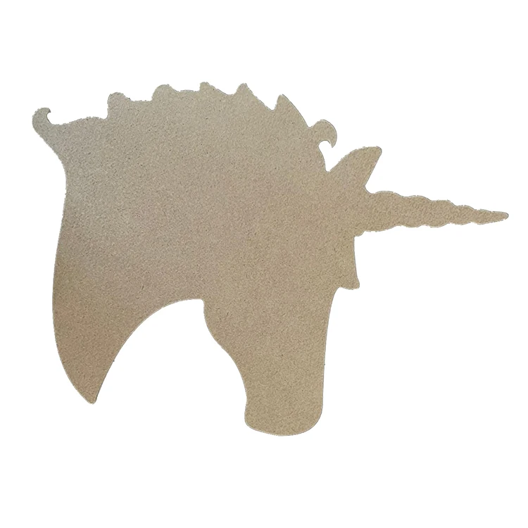 Art Supplies Shape Wood Chips Children Home Decoration Eco-friendly Love Gifts Thin Wooden Craft Laser Cut MDF Slices Animal