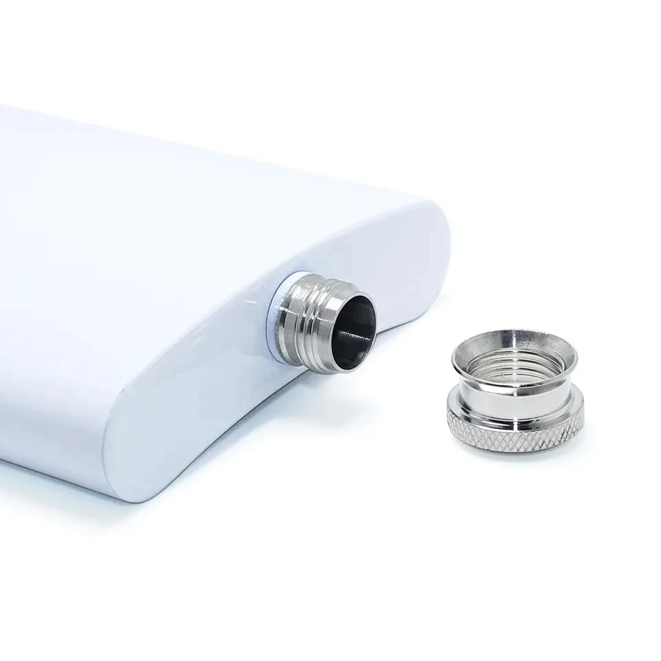 Easy to carry 8OZ Sublimation Stainless Steel Wine Pot for Man Customized Logo Sublimation Metal Stainless Steel Whisky Flask