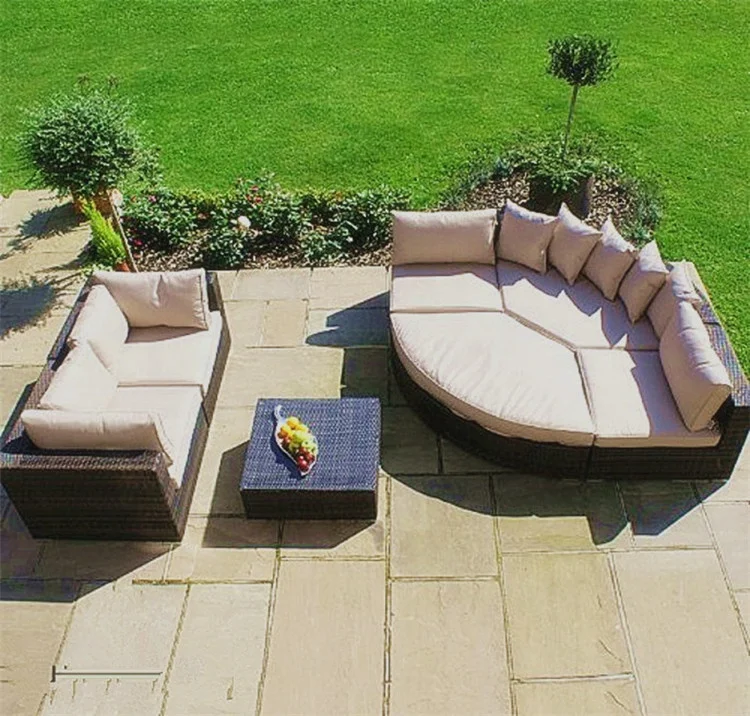 
Outdoor Rattan Sofa Special Price Rattan Chair Coffee Table Combination Furniture Leisure courtyard l balcony garden set S251 