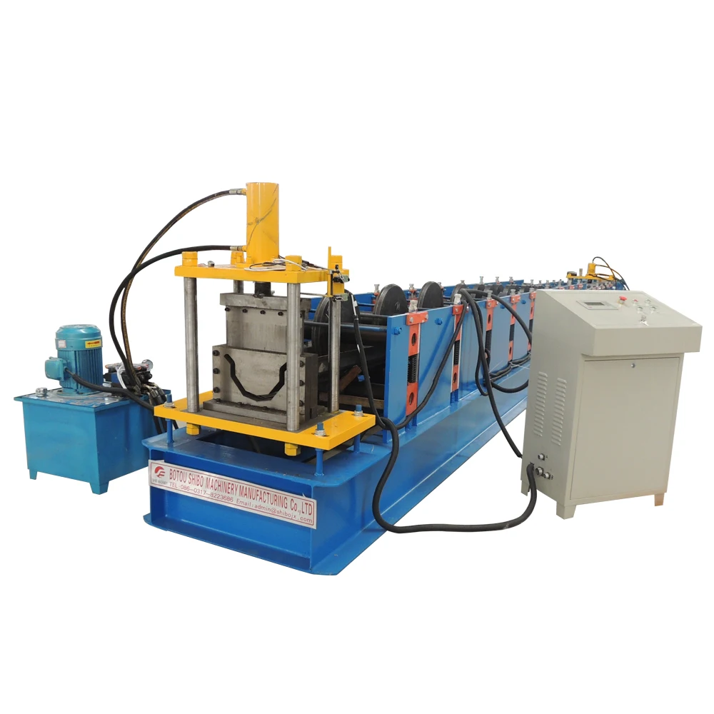 Automatic Rain Gutter Making Machine Metal Sheet Gutter Bending Machine  Rain Gutter Downspouts Rolls Forming Machine
