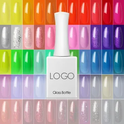 OEM Colors Nail Polish Private Label UV Gel Semi Cured Long Lasting Gel Polish Soak off Nail Gel Starter Kit