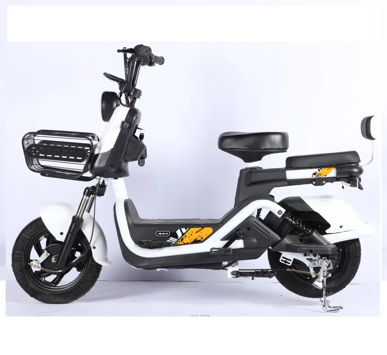 Carbon Steel Anti-Theft Alarm Powerful Battery Life Electric Bicycle Scooter 350W 500W Motor 48V 60V Battery 70KM Long Range