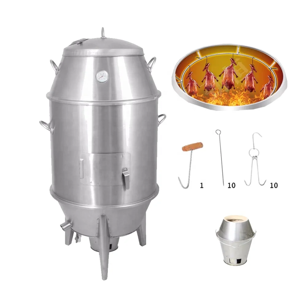 Double Layer Steel  Diameter 60 cm Roast peking Duck Roaster Pork Chicken Charcoal  Oven  with accessories