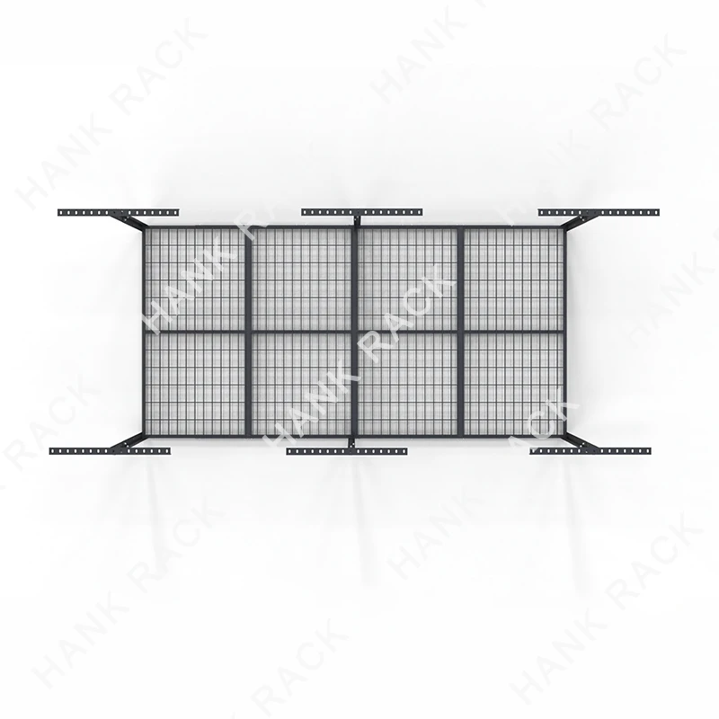 Ningbo China Factory Direct Boltless Rivet Shelving Display Storage Overhead Racking Garage Ceiling Storage Rack