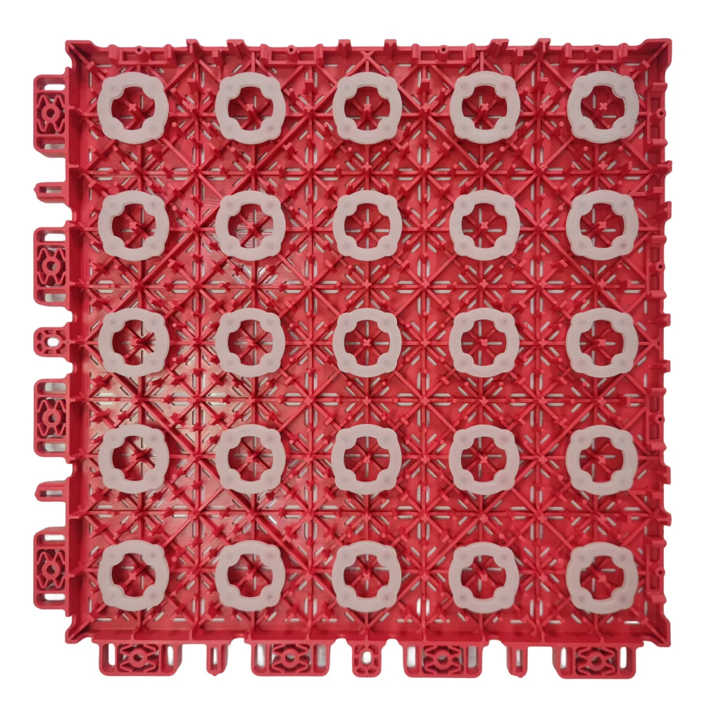 Sports Tile Roller Hockey Badminton Futsal Floor PP Tiles Outdoor Basketball Court Flooring