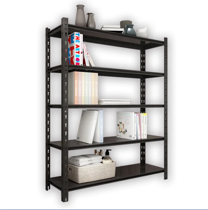 Adjustable good quality iron steel display shelf metal boltless warehouse storage rack for sale