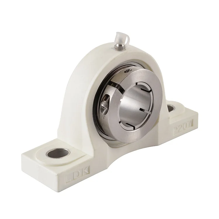 LDK China supplier  mounted ball bearings with concentric locking TP-SUEP208 WHITE+CC