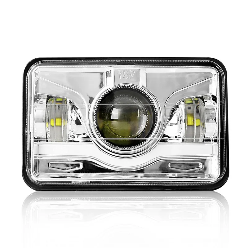 4x6 inch led truck headlamp for jeep wrangler accessories headlights for kenworth for Peterbilt 379