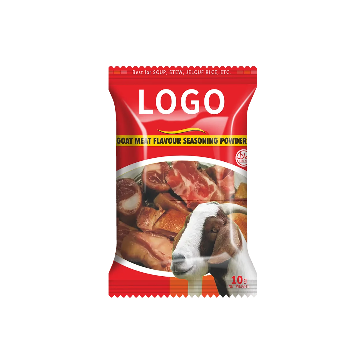 HALAL natural 10g goat meat / mutton essence bouillon cube seasoning cube stock cube