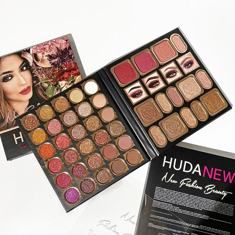 44 Colors Matte Shimmer Metallic Long Lasting Waterproof Eyeshadow Palette Blendable Glitter Make Up Eyeshadow Palette