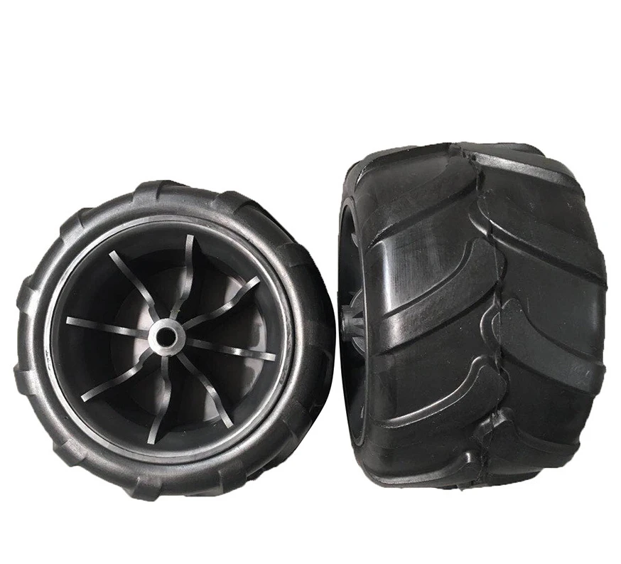 HKT1009 On sale customized color 7x4 inch sand beach folding wagon cart wheel airless solid 7' flat free wheel