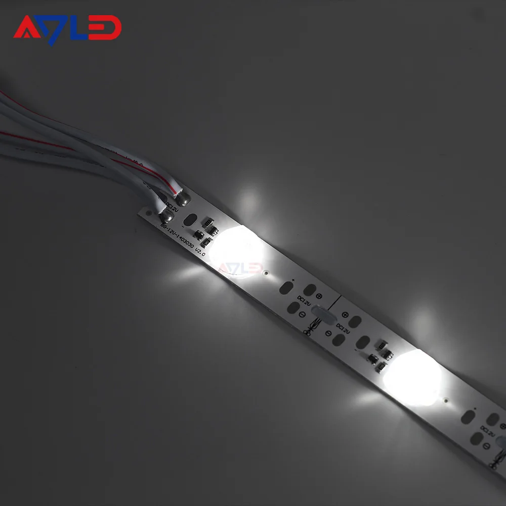 Hot selling LED Backlight Lens 14leds/m 24v 16.8w IP20 IP67 Diffusion Reflection 12V 3030 LED Strip Rigid