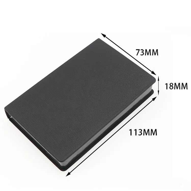 Black Protective Storage Cases for VHS Video Tapes VHS Storage Box Blank Audio Tape Case Radio Cassette Tape Case