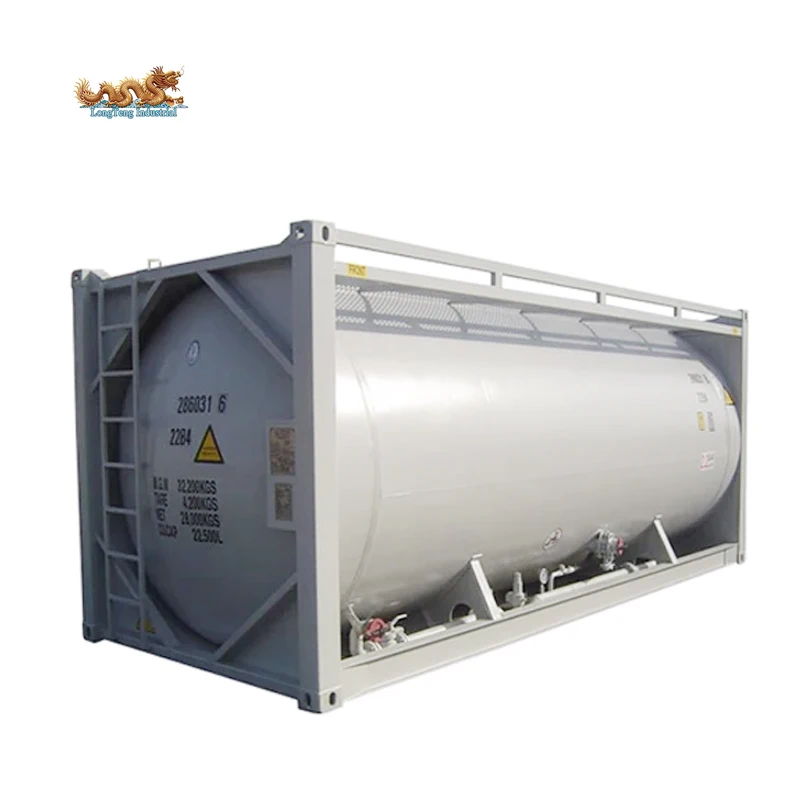 Powder or Bulk Cargo 20ft Bulk Cement Fuel Transportation ISO Tank Container for Sale