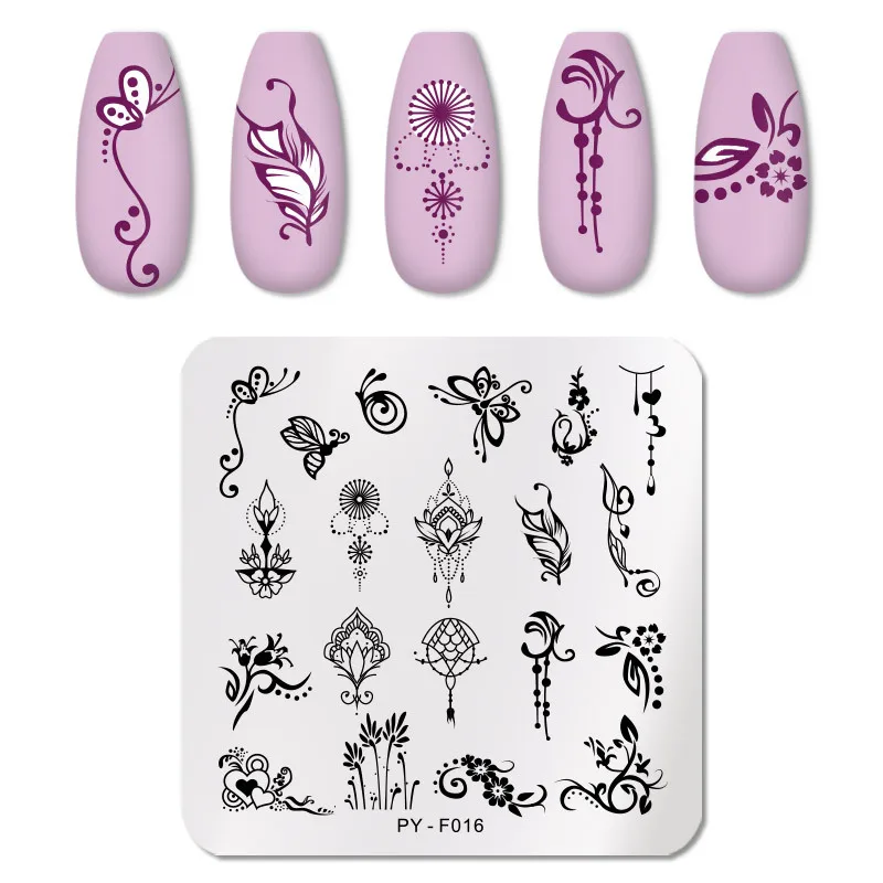 OEM ODM New Original Design X-Series Stainless Steel French Template Nail Art Stamping Plates For Wholesale