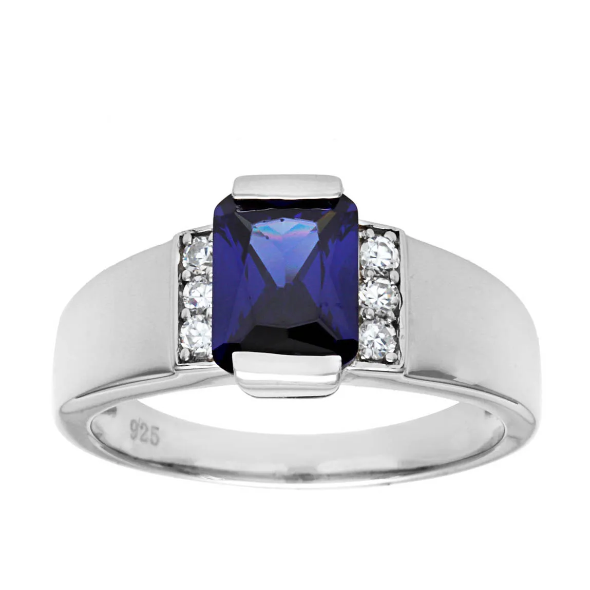 Bijou 925 Mens Rhodium Plated Wedding Bands Moissanite Gents Finger Ring Mens Celtic Wedding Rings Factory Gem