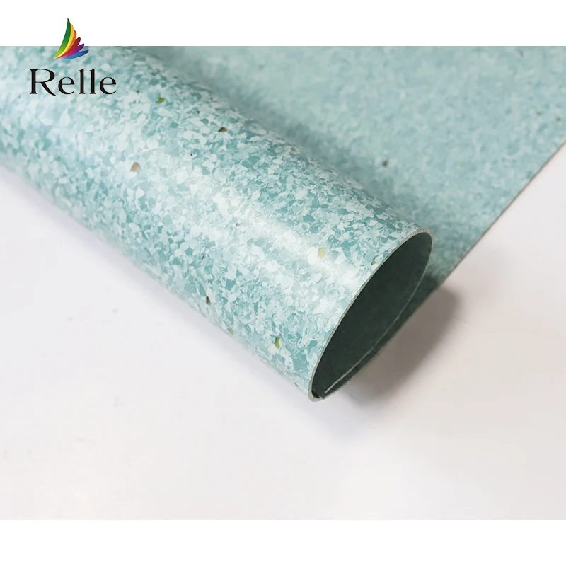 Relle commercial waterproof fireproof pvc non-directional homogeneous linoleum vinyl sheet flooring rolls