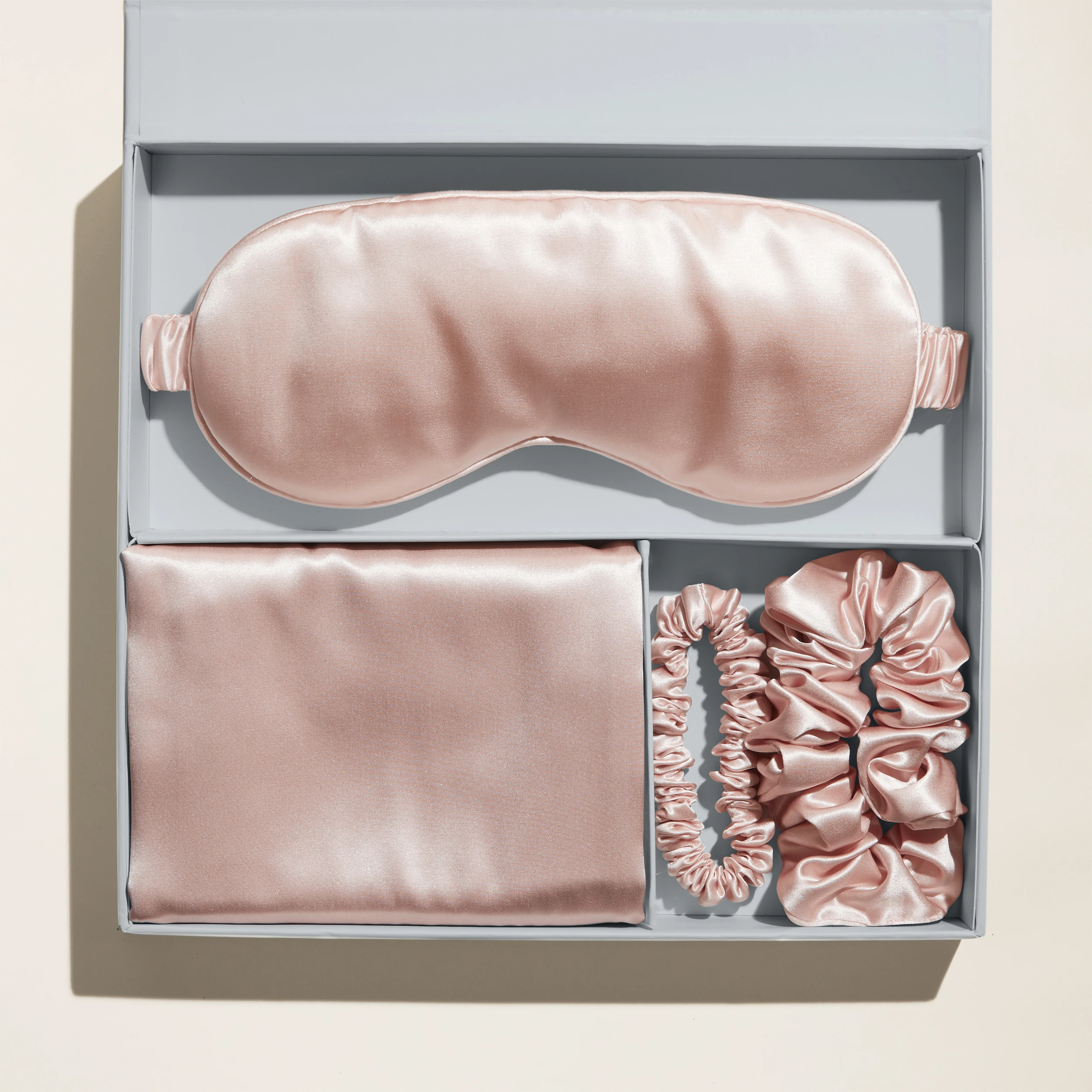 Luxury Super Soft 100%Mulberry Silk PillowCase And Silk Eye Mask Set Silk pillow case Gift Set With Box