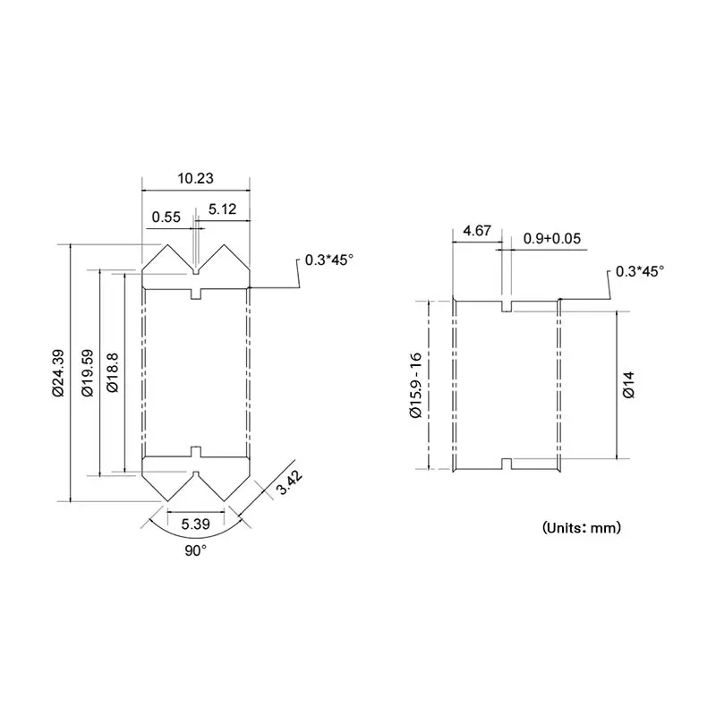 30PCS Dual Xtreme V Wheel Kits With 625RS Bearings for 3D Printer CNC Laser CNC Engraver and Robtics