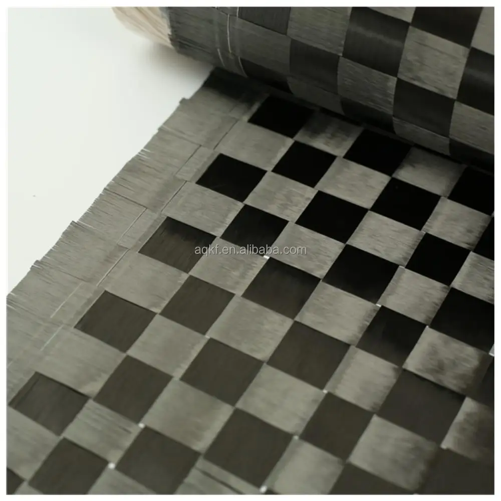 12K T700200G plain 8mm spread plaid carbon cloth