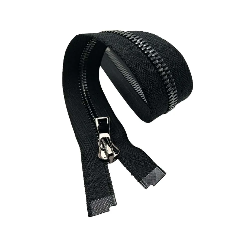 
Metallic color zipper open end metallic teeth corn teeth zip 