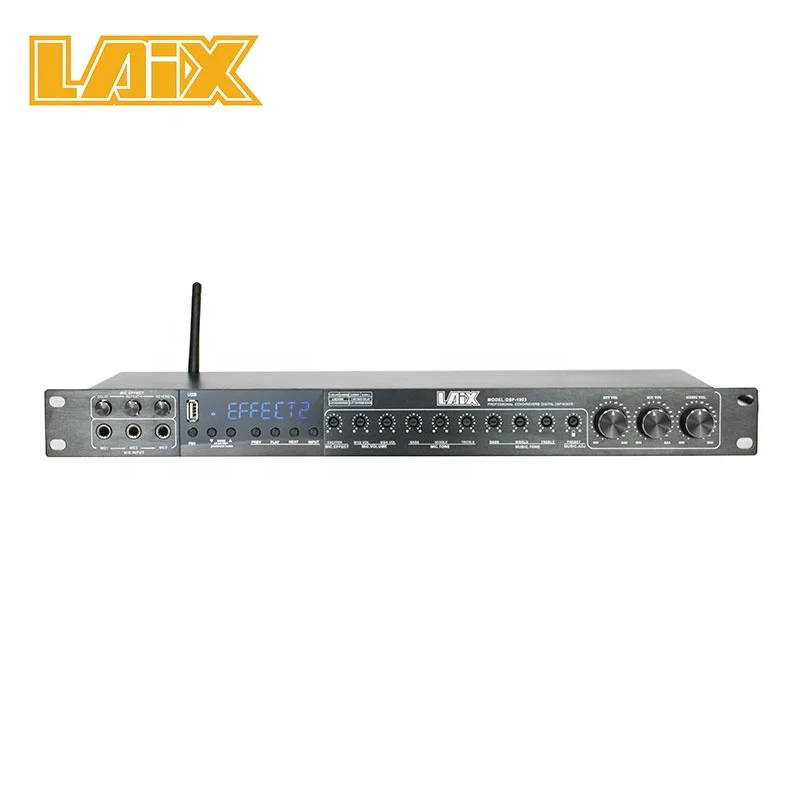 Laix LX-T8 Цифровой караоке-процессор студийный мастер-миксер со звуком Профессиональная музыка для диджея реверберация эффекты