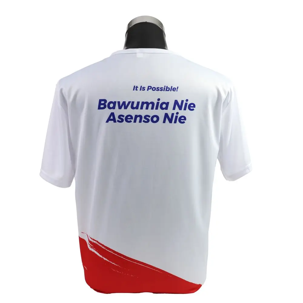 Wholesale Custom Election Campaign Promotional Items 100% Polyester Ghana Election Sublimation T Shirt For Men