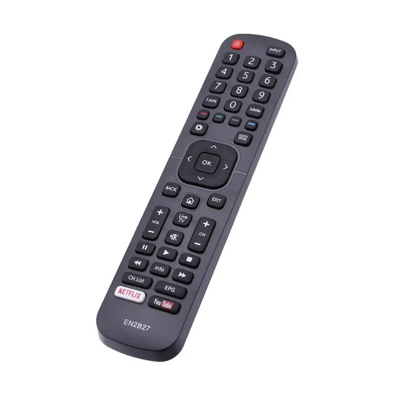 Replacement for HISENSE TV Remote Control Manufacturer Universal with same functions as the original L1335V EN2H27 EN2A27 EN2B27