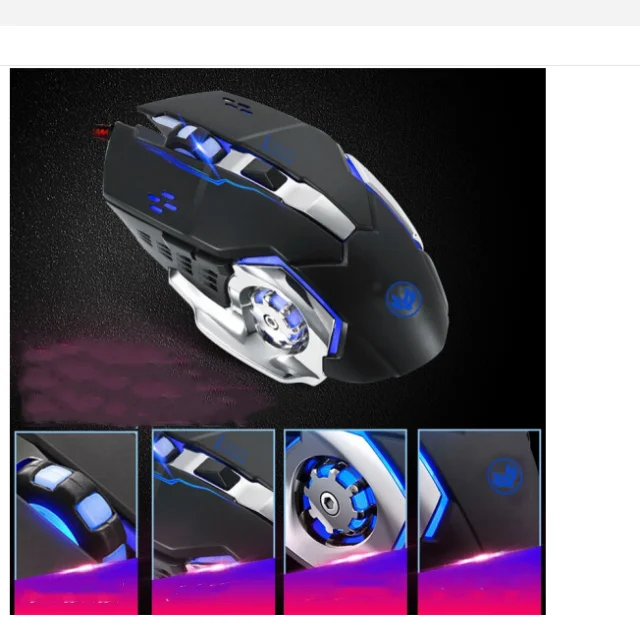 For AULA S20 wired led ergonomic optical desktop computer laptop office gaming mice pc game usb mouse