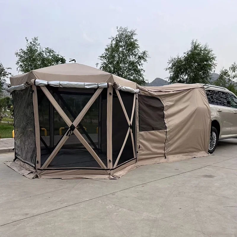 210D внедорожник задний тент на заказ Автомобильный Тент Открытый всплывающий кемпинг багажник