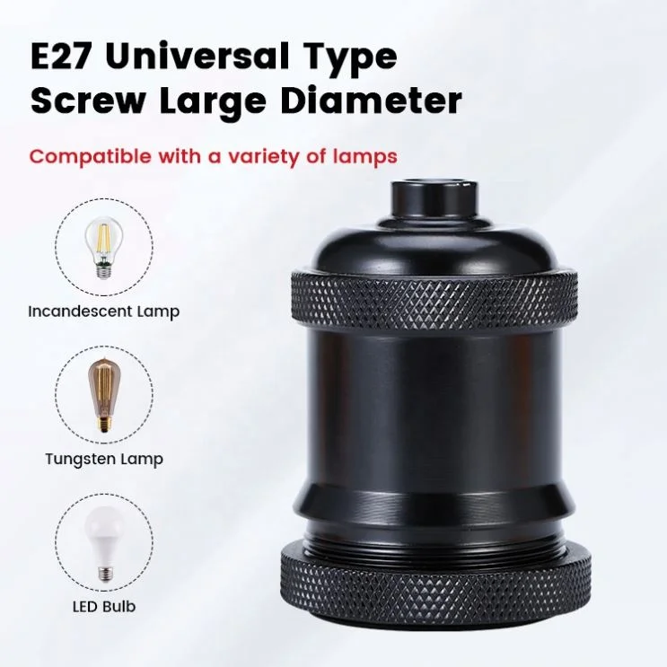 Eu Us Plug Lamp Base Holder With On Off Switch Power Cord Cables Hanging Pendant Led Light Fixture Lamp Bulb Socket