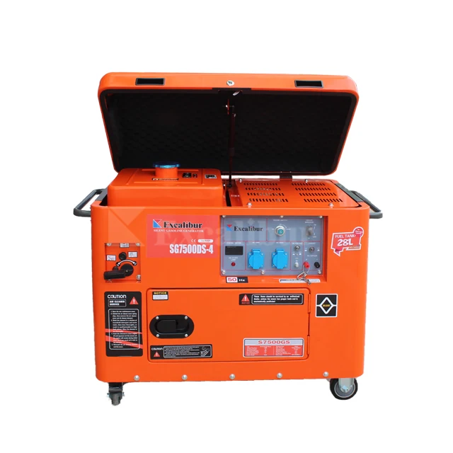 Excalibur DC 48V 4000 Watt 110V 220V Gasoline Inverter Generator