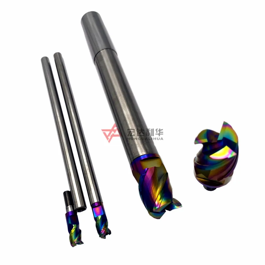 High Quality CNC Lathe Tungsten Carbide Rods With Hole For Boring Round Bars/Carbide Milling Cutter