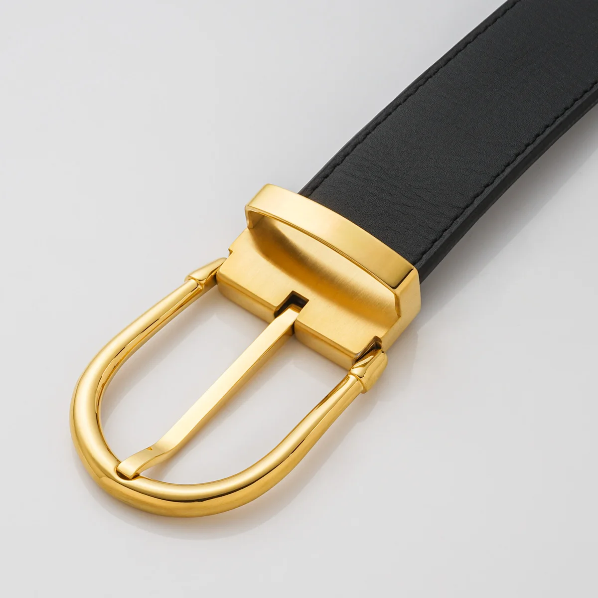 Wholesale Luxury Business Belt Buckles Head Men Fashion Men Stainless Steel Gold Metal Pin Buckle Replacement for Leather Belt