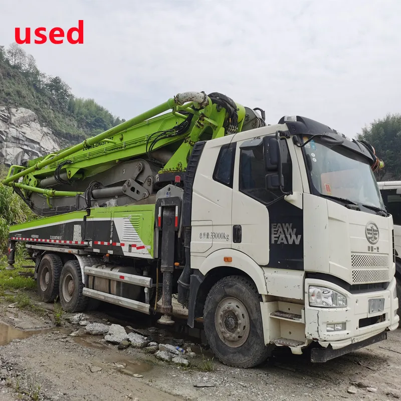 2019 Used ZOOMLION/SANY 42m/49m/56m Concrete Machinery Gasoline Pumps Supplier Pompa Beton