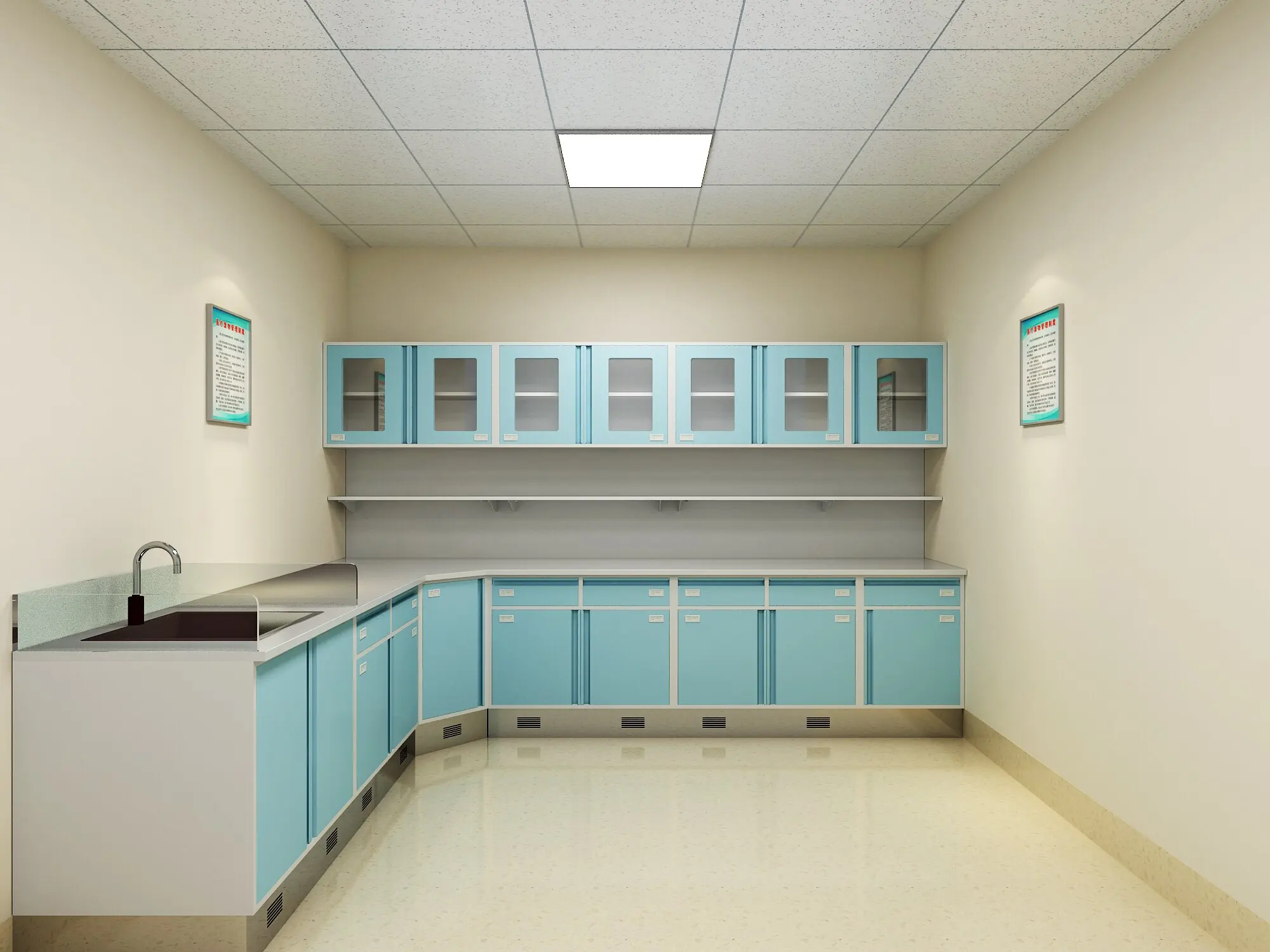 Medical Cabinet  Hospital Work Bench Hospital Furniture Hospital Treatment Cabinet Work Bench