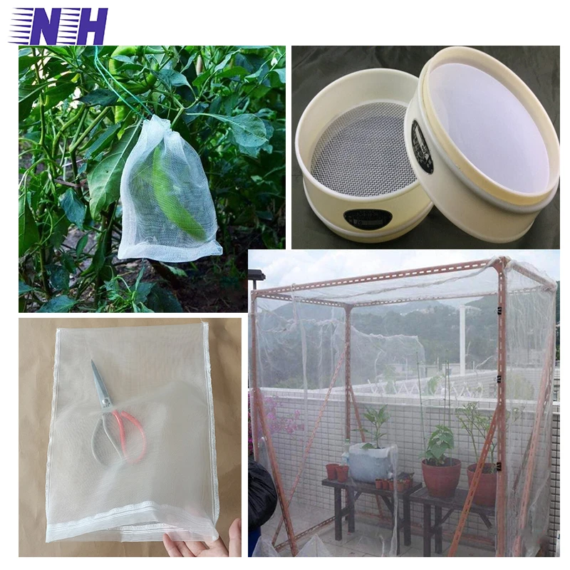 Nylon and plastic filtration and separation strainer mesh used food beverage sugar water fruit juice jelly and other slurries