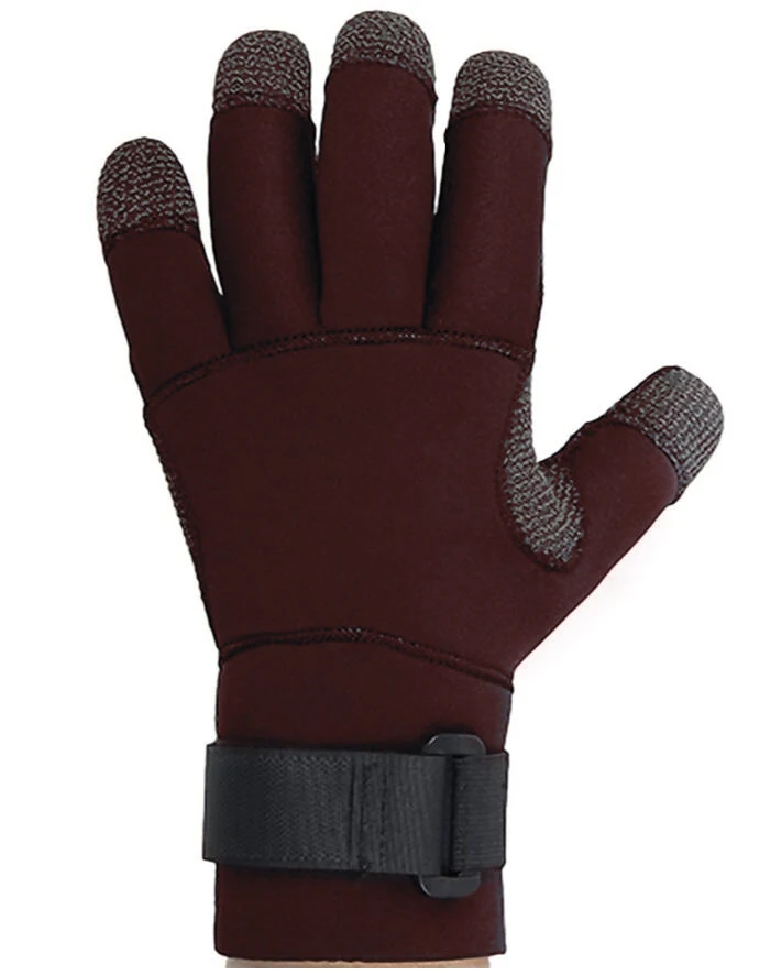 Custom Neoprene Waterproof 3MM Five Finger Watersports Snorkeling Canoeing Wetsuit Gloves