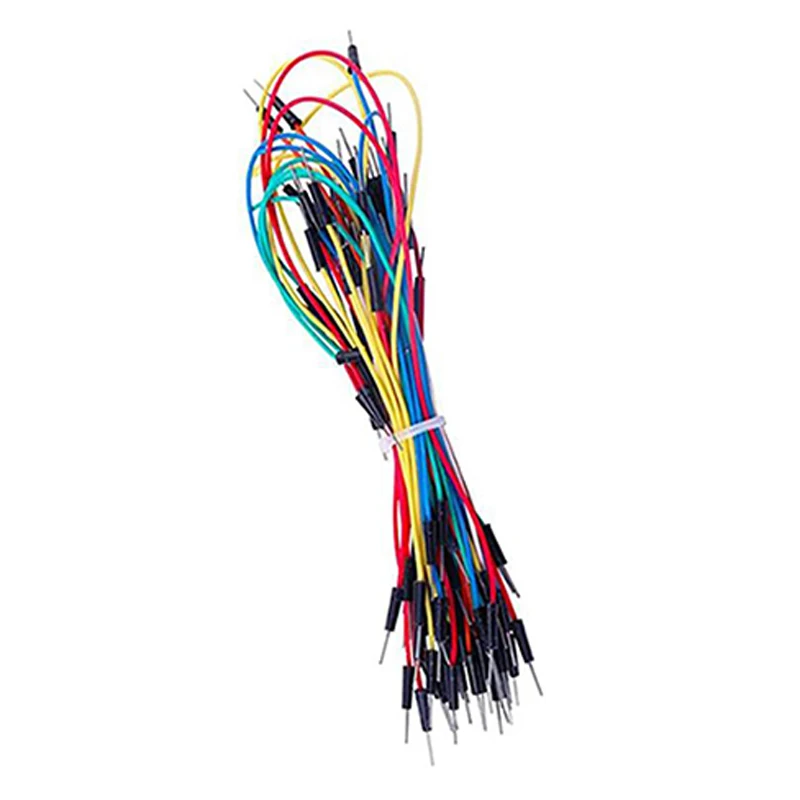 130PCS Solderless Flexible Breadboard Jumper Wires Male To Male Dupont Wire Compatible With Breadboard