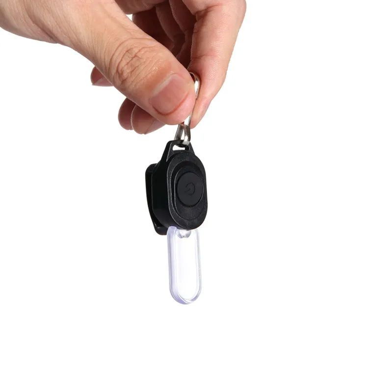 High Visibility Accessories Night Mini LED Flashing Zipper Pulller Light keychain light LED Safety Light