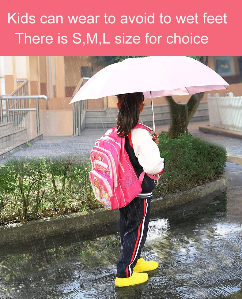 Waterproof Shoe Cover Silicone Material Unisex Silicon Shoe Cover Anti Slip Silicone Shoes Cover Water Proof Waterproof