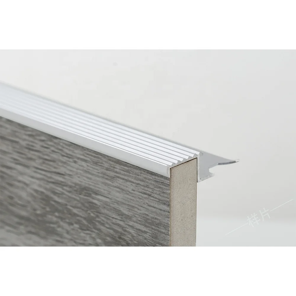 Dili Stainless Steel Stair Nosing Profile Porcelain Tile Stair Nosing For Protection Stair Nosing Strips