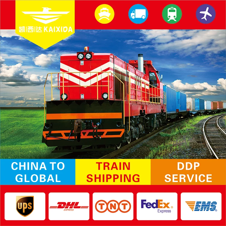 Professional Train Cargo Door To Door Ddp Delivery Train Freight Forwarder Shipping From China To Belgium Spain