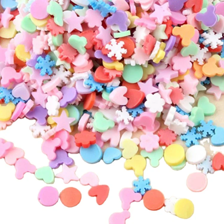 
New soft ceramic polymer clay particle slices fashion mobile phone case decoration diy accessories nail material 