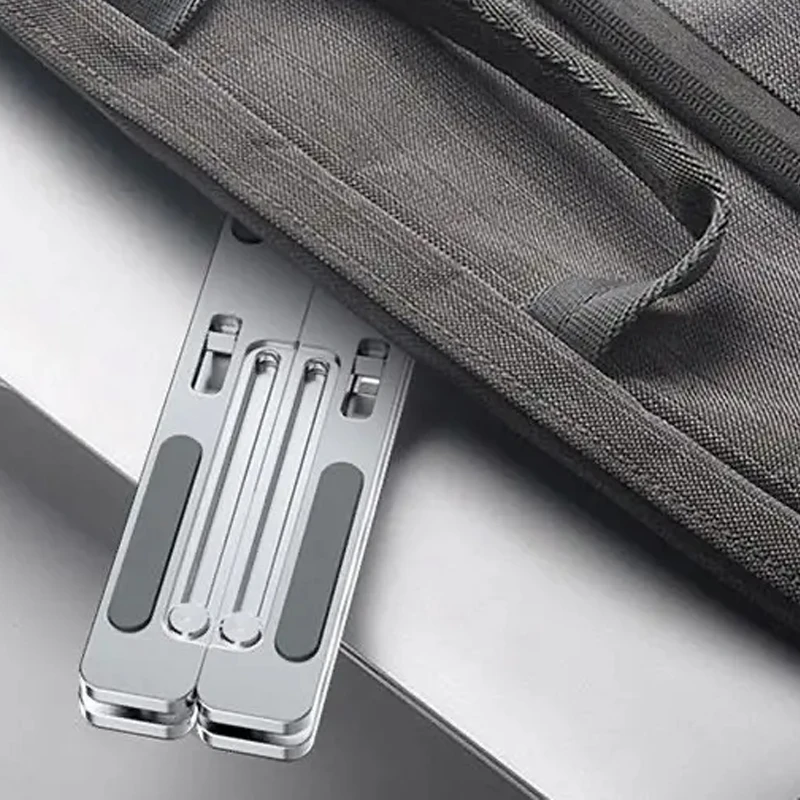 Yicosun Laptop Holder Aluminum Adjustable Ventilated Cooling Notebook Stand For Laptop Stand Foldable