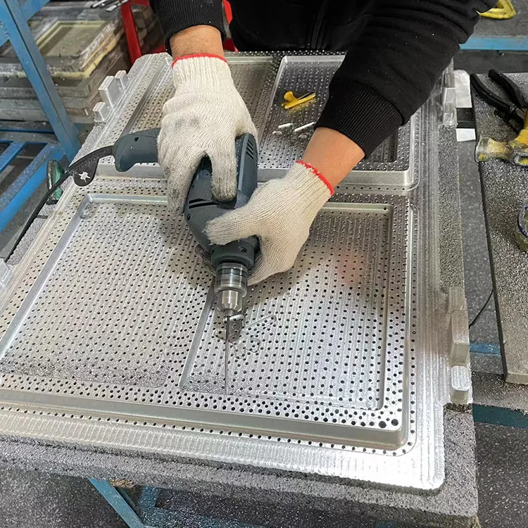 OEM Aluminum Molds Paper Pulp Manufacturing Aluminum Tray Mold Biodegradable Molded Pulp Paper Packaging Egg Tray Mould