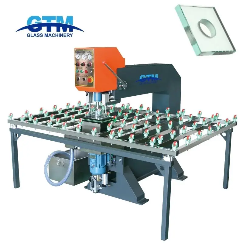 GTM electrical oem custom glass processing glass round role drilling machine