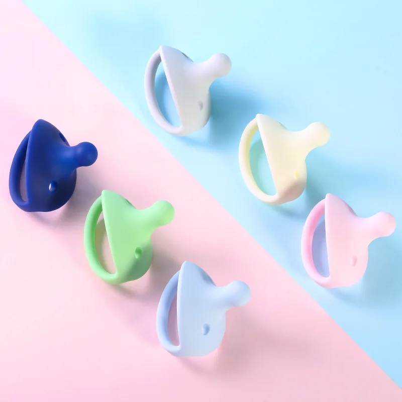 Customized Non-toxic Safety Soft Silicone Teething Pacifier Bpa Free Natural Rubber Baby Pacifier Nipple