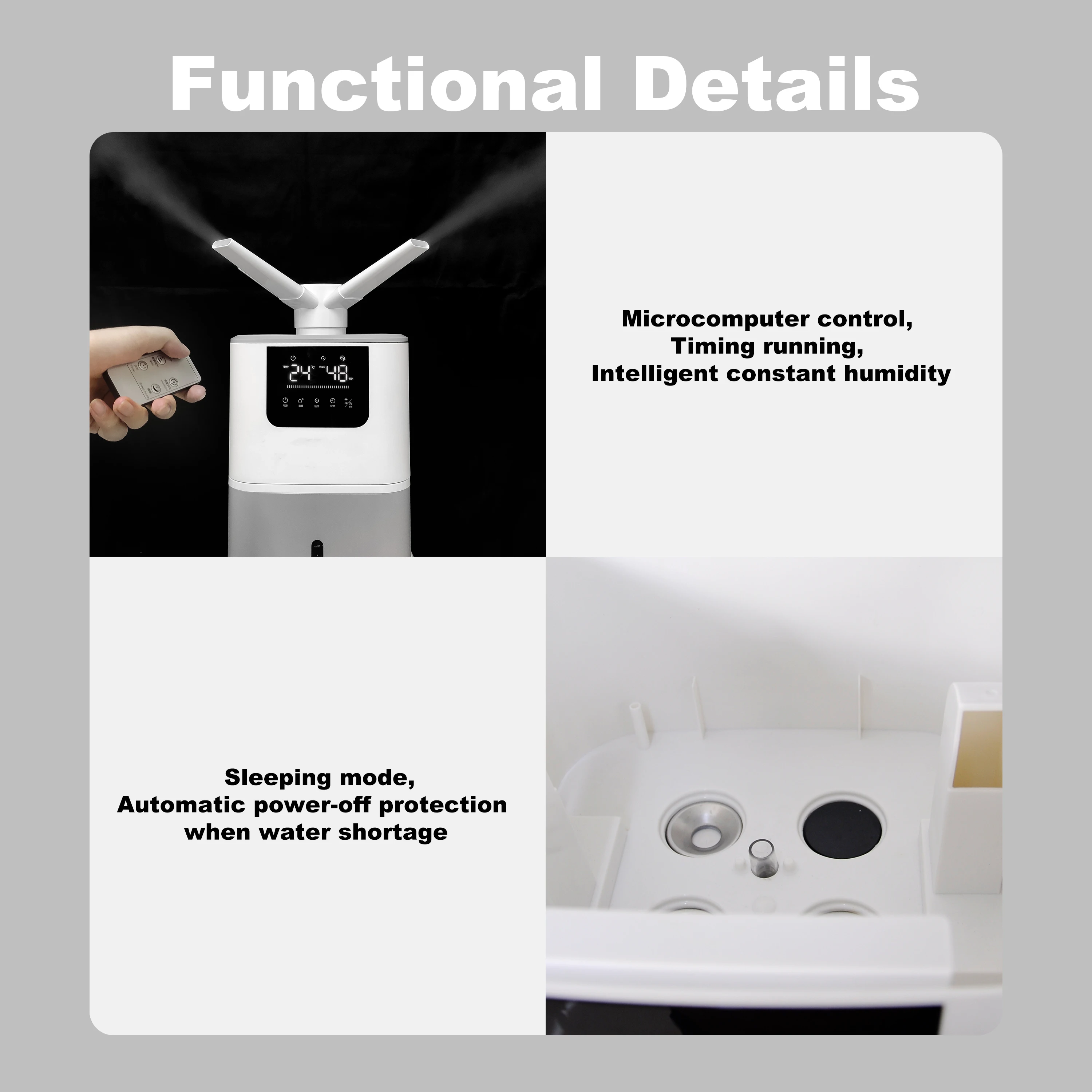 plant mushroom humidifier ultrasonic air humidifier greenhouses rain humidifier for industrial hotel use humidity control