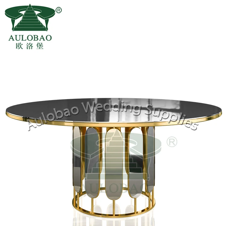 New design mirror stainless steel ghost dinner table set 8 chairs luxury